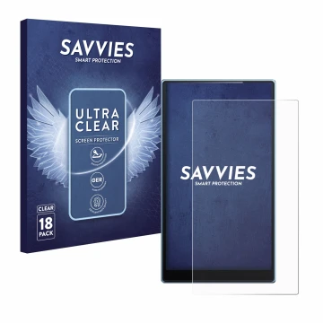 Parte frontale di una confezione del prodotto con il logo del marchio Savvies. Accanto è raffigurato il dispositivo FiiO JM21 