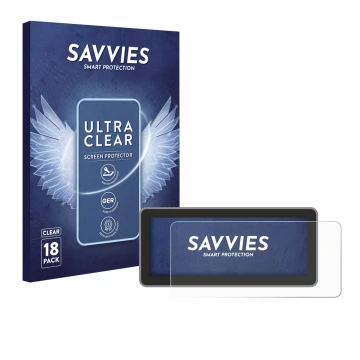 Parte frontale di una confezione del prodotto con il logo del marchio Savvies. Accanto è raffigurato il dispositivo Vantrue Ne