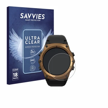 Parte frontale di una confezione del prodotto con il logo del marchio Savvies. Accanto è raffigurato il dispositivo Shearwater