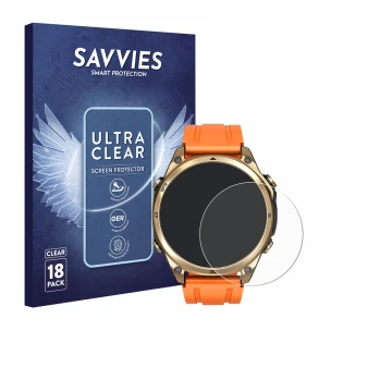 Parte frontale di una confezione del prodotto con il logo del marchio Savvies. Accanto è raffigurato il dispositivo Doogee Any