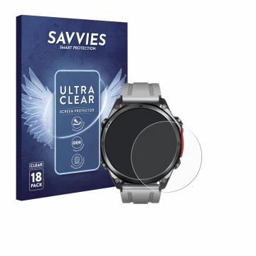 Parte frontale di una confezione del prodotto con il logo del marchio Savvies. Accanto è raffigurato il dispositivo Doogee Any