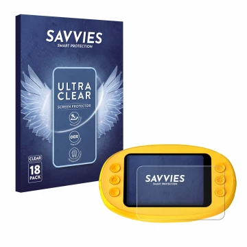 Parte frontale di una confezione del prodotto con il logo del marchio Savvies. Accanto è raffigurato il dispositivo Ashfly ins