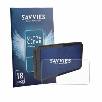 Parte frontale di una confezione del prodotto con il logo del marchio Savvies. Accanto è raffigurato il dispositivo Innovv N1 