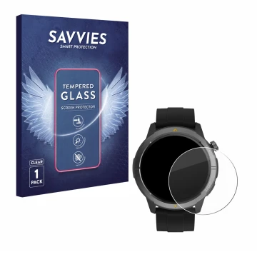 Parte frontale di una confezione del prodotto con il logo del marchio Savvies. Accanto è raffigurato il dispositivo AGM Legion