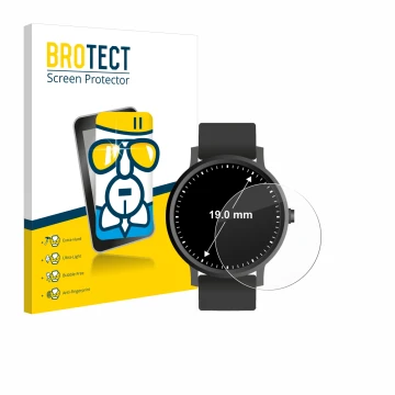 Parte frontale di una confezione del prodotto con il logo del marchio BROTECT. Accanto è raffigurato il dispositivo Orologi (C