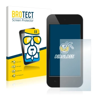 Parte frontale di una confezione del prodotto con il logo del marchio BROTECT. Accanto è raffigurato il dispositivo con la rel