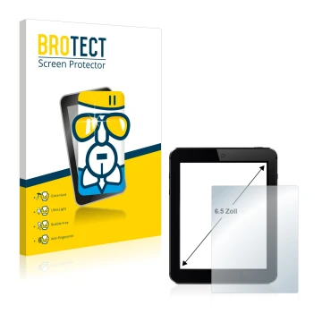 Parte frontale di una confezione del prodotto con il logo del marchio BROTECT. Accanto è raffigurato il dispositivo con la rel