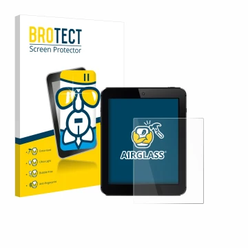 Parte frontale di una confezione del prodotto con il logo del marchio BROTECT. Accanto è raffigurato il dispositivo con la rel