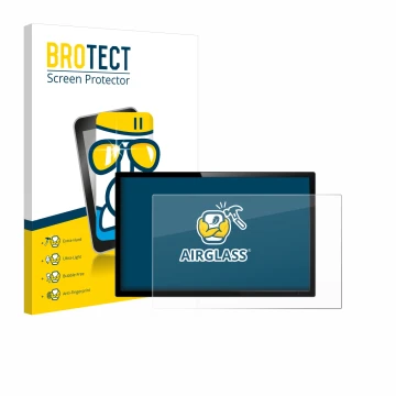 Parte frontale di una confezione del prodotto con il logo del marchio BROTECT. Accanto è raffigurato il dispositivo con la rel