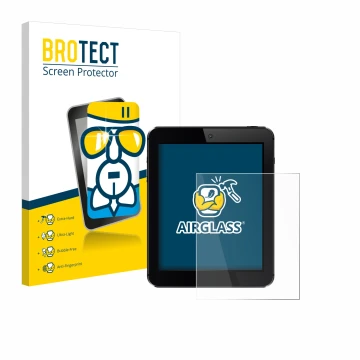 Parte frontale di una confezione del prodotto con il logo del marchio BROTECT. Accanto è raffigurato il dispositivo con la rel