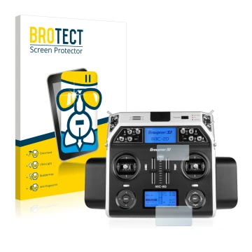 Parte frontale di una confezione del prodotto con il logo del marchio BROTECT. Accanto è raffigurato il dispositivo Graupner M