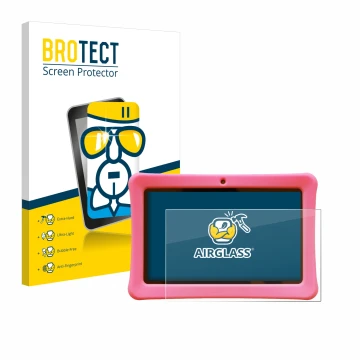 Parte frontale di una confezione del prodotto con il logo del marchio BROTECT. Accanto è raffigurato il dispositivo Contixo Ki