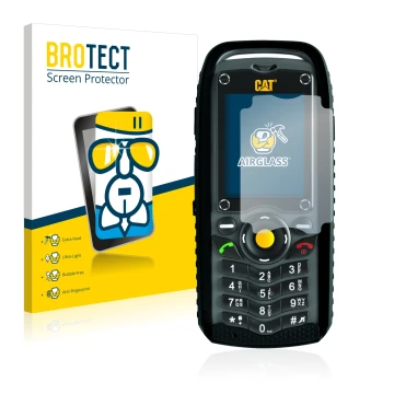 Parte frontale di una confezione del prodotto con il logo del marchio BROTECT. Accanto è raffigurato il dispositivo Caterpilla