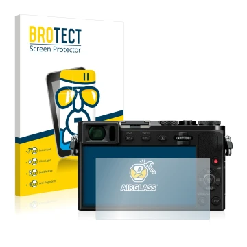 Parte frontale di una confezione del prodotto con il logo del marchio BROTECT. Accanto è raffigurato il dispositivo Panasonic 