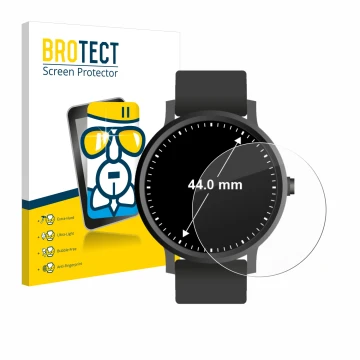 Parte frontale di una confezione del prodotto con il logo del marchio BROTECT. Accanto è raffigurato il dispositivo Orologi (C