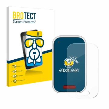 Parte frontale di una confezione del prodotto con il logo del marchio BROTECT. Accanto è raffigurato il dispositivo Polar V650