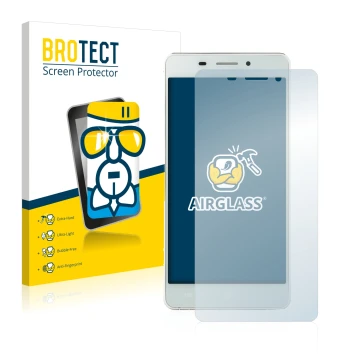 Parte frontale di una confezione del prodotto con il logo del marchio BROTECT. Accanto è raffigurato il dispositivo Doogee Ibi