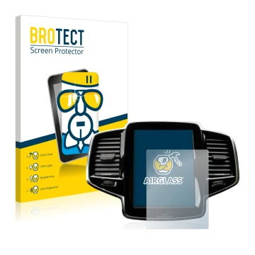 Parte frontale di una confezione del prodotto con il logo del marchio BROTECT. Accanto è raffigurato il dispositivo Volvo XC90