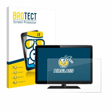 Parte frontale di una confezione del prodotto con il logo del marchio BROTECT. Accanto è raffigurato il dispositivo con la rel