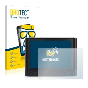 Parte frontale di una confezione del prodotto con il logo del marchio BROTECT. Accanto è raffigurato il dispositivo Coyote Min