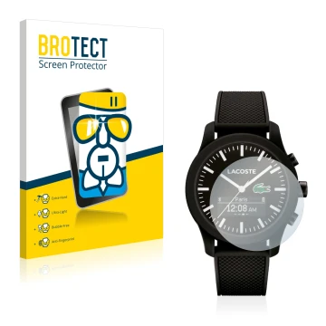 Parte frontale di una confezione del prodotto con il logo del marchio BROTECT. Accanto è raffigurato il dispositivo Lacoste 12