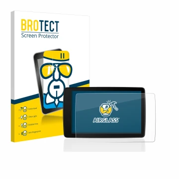 Parte frontale di una confezione del prodotto con il logo del marchio BROTECT. Accanto è raffigurato il dispositivo BMW Motorr