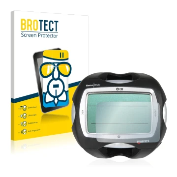 Parte frontale di una confezione del prodotto con il logo del marchio BROTECT. Accanto è raffigurato il dispositivo Mares Nemo