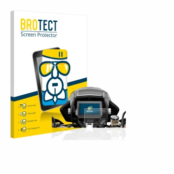Parte frontale di una confezione del prodotto con il logo del marchio BROTECT. Accanto è raffigurato il dispositivo KTM 1290 S