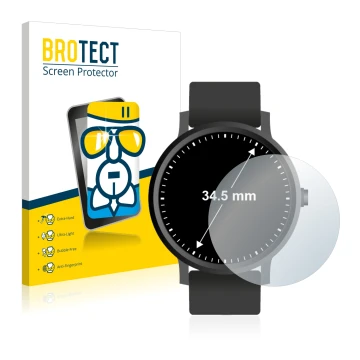 Parte frontale di una confezione del prodotto con il logo del marchio BROTECT. Accanto è raffigurato il dispositivo Orologi (C