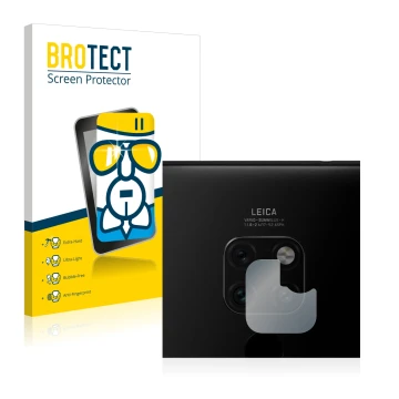 Parte frontale di una confezione del prodotto con il logo del marchio BROTECT. Accanto è raffigurato il dispositivo Huawei Mat