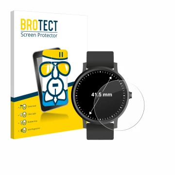 Parte frontale di una confezione del prodotto con il logo del marchio BROTECT. Accanto è raffigurato il dispositivo Orologi (C