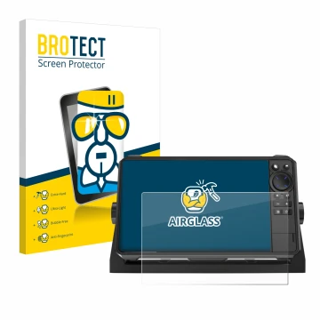 Parte frontale di una confezione del prodotto con il logo del marchio BROTECT. Accanto è raffigurato il dispositivo Lowrance H