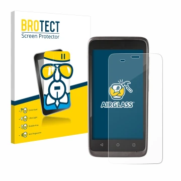 Parte frontale di una confezione del prodotto con il logo del marchio BROTECT. Accanto è raffigurato il dispositivo Honeywell 