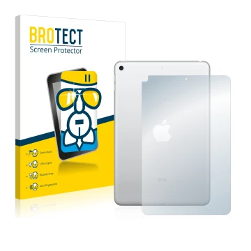 Parte frontale di una confezione del prodotto con il logo del marchio BROTECT. Accanto è raffigurato il dispositivo Apple iPad