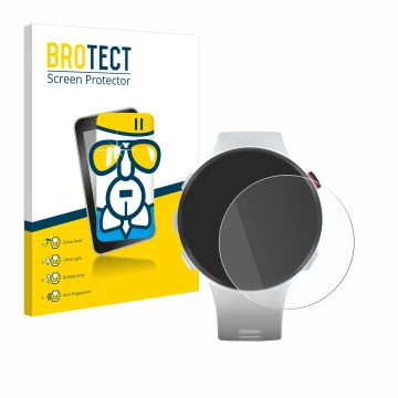 Parte frontale di una confezione del prodotto con il logo del marchio BROTECT. Accanto è raffigurato il dispositivo Garmin For