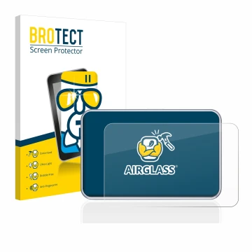 Parte frontale di una confezione del prodotto con il logo del marchio BROTECT. Accanto è raffigurato il dispositivo Tandem dia