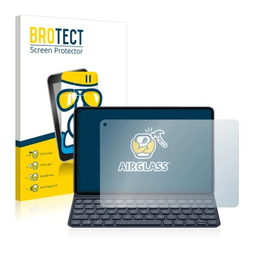 Parte frontale di una confezione del prodotto con il logo del marchio BROTECT. Accanto è raffigurato il dispositivo Huawei Mat