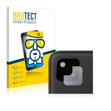 Parte frontale di una confezione del prodotto con il logo del marchio BROTECT. Accanto è raffigurato il dispositivo Google Pix