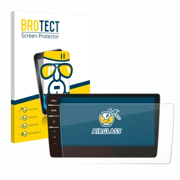 Parte frontale di una confezione del prodotto con il logo del marchio BROTECT. Accanto è raffigurato il dispositivo Volkswagen