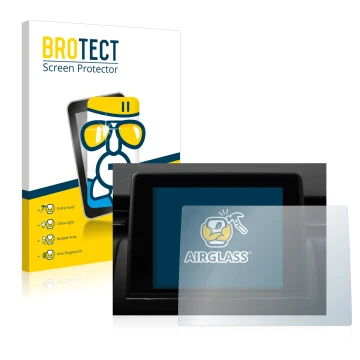 Parte frontale di una confezione del prodotto con il logo del marchio BROTECT. Accanto è raffigurato il dispositivo Renault Cl