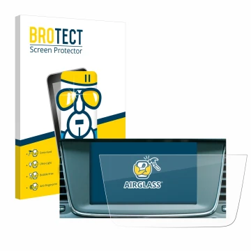 Parte frontale di una confezione del prodotto con il logo del marchio BROTECT. Accanto è raffigurato il dispositivo Opel Grand