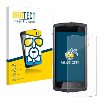 Parte frontale di una confezione del prodotto con il logo del marchio BROTECT. Accanto è raffigurato il dispositivo GoClever Q