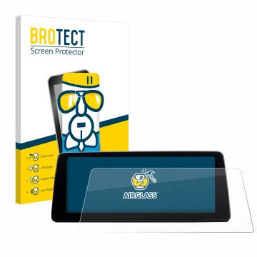 Parte frontale di una confezione del prodotto con il logo del marchio BROTECT. Accanto è raffigurato il dispositivo BMW 7 G11 