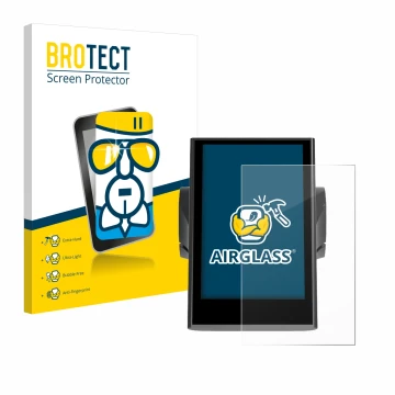 Parte frontale di una confezione del prodotto con il logo del marchio BROTECT. Accanto è raffigurato il dispositivo Bafang DP 