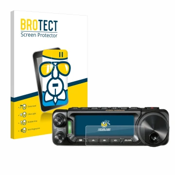Parte frontale di una confezione del prodotto con il logo del marchio BROTECT. Accanto è raffigurato il dispositivo Yaesu FT-8