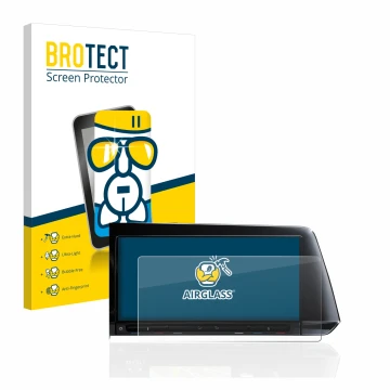 Parte frontale di una confezione del prodotto con il logo del marchio BROTECT. Accanto è raffigurato il dispositivo Volkswagen