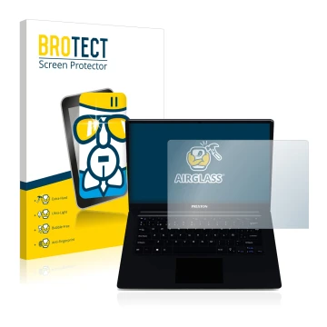 Parte frontale di una confezione del prodotto con il logo del marchio BROTECT. Accanto è raffigurato il dispositivo Prixton Fl