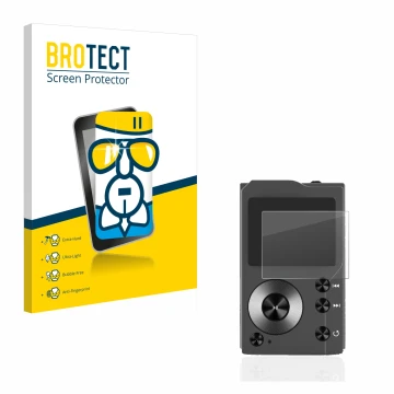 Parte frontale di una confezione del prodotto con il logo del marchio BROTECT. Accanto è raffigurato il dispositivo Surfans F2