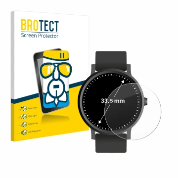 Parte frontale di una confezione del prodotto con il logo del marchio BROTECT. Accanto è raffigurato il dispositivo Orologi (C