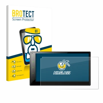 Parte frontale di una confezione del prodotto con il logo del marchio BROTECT. Accanto è raffigurato il dispositivo Pioneer SP